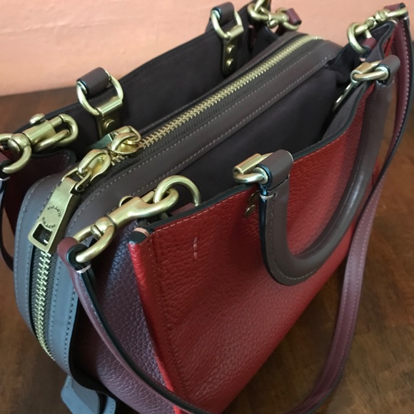 Coach Rogue 25 Brick Red Multi - Picture 2 of 5
